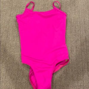 Hot pink Balera IC leotard